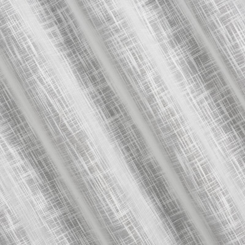 Zasłona gotowa Liren biała 140 x 250 cm – rozprasza światło