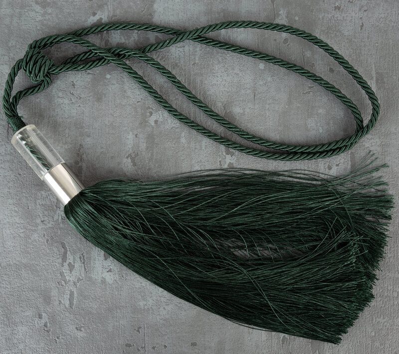 Sznur dekoracyjny Luiza ciemnoturkusowy 72 x 33 cm – do upinania zasłon