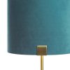 LAMPA DEKORACYJNA EZRA (04) O 27 X 46 CM TURKUSOWY