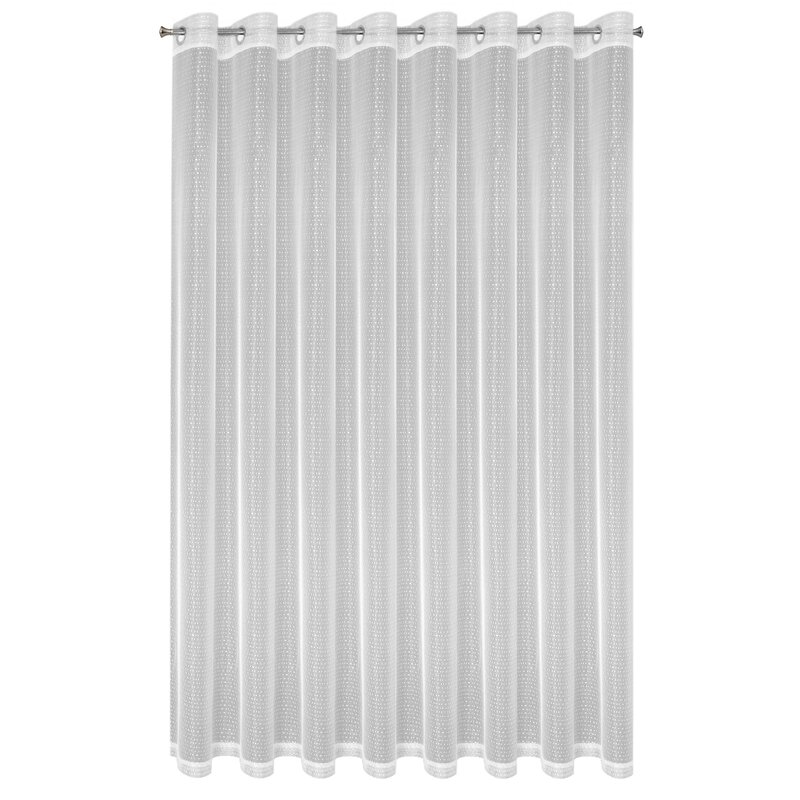 Firana gotowa Katriana biała 400 x 250 cm – rozświetla wnętrze