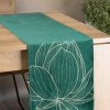 OBRUS BLINK 12 35 X 180 CM CIEMNOZIELONY