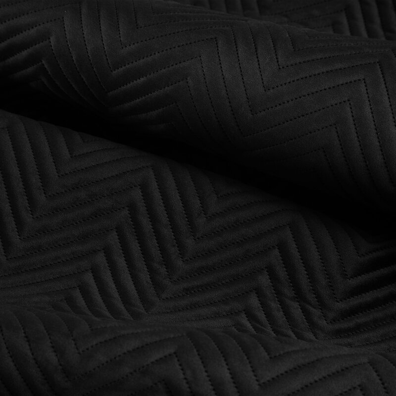 Narzuta Velvet Sofia czarna 170 x 210 cm – dodaje przytulności