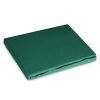 Prześcieradło z gumką butelkowa zieleń 140 x 200 x 30 cm – do stabilnego snu
