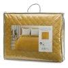 Narzuta velvet Ariel musztardowa 220 x 240 cm – doda ciepła sypialni