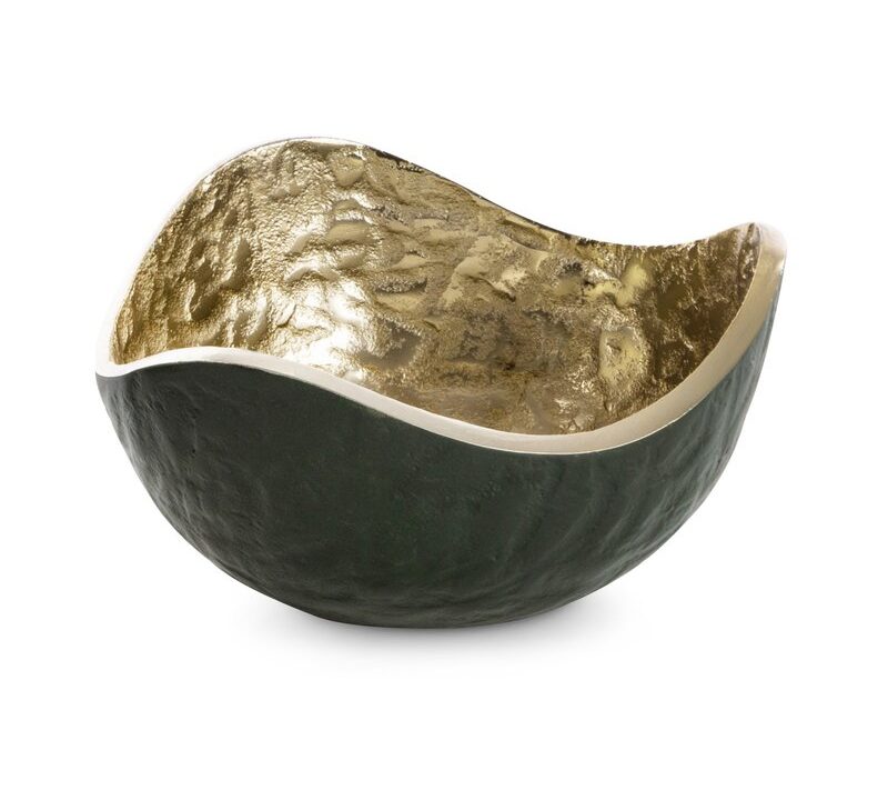Misa metalowa Pedro3 ciemnozielona 17 x 17 x 9 cm – doda blasku wnętrzu