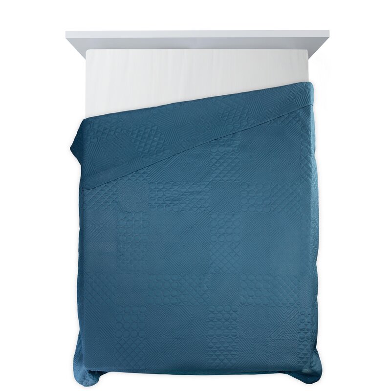 Narzuta D91 BONI granatowa 220 x 240 cm – doda przytulności