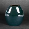 Wazon ceramiczny Amora2 zielony 18 x 9 x 20 cm – na suszone kwiaty
