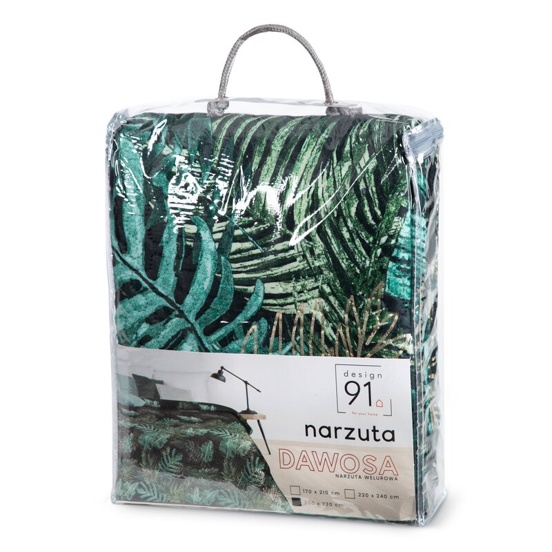 NARZUTA D91 DAWOSA 200 X 220 CM CZARNY