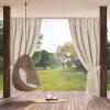 Zasłona gotowa Garden2 biała 155 x 220 cm – zaciszny kącik na taras