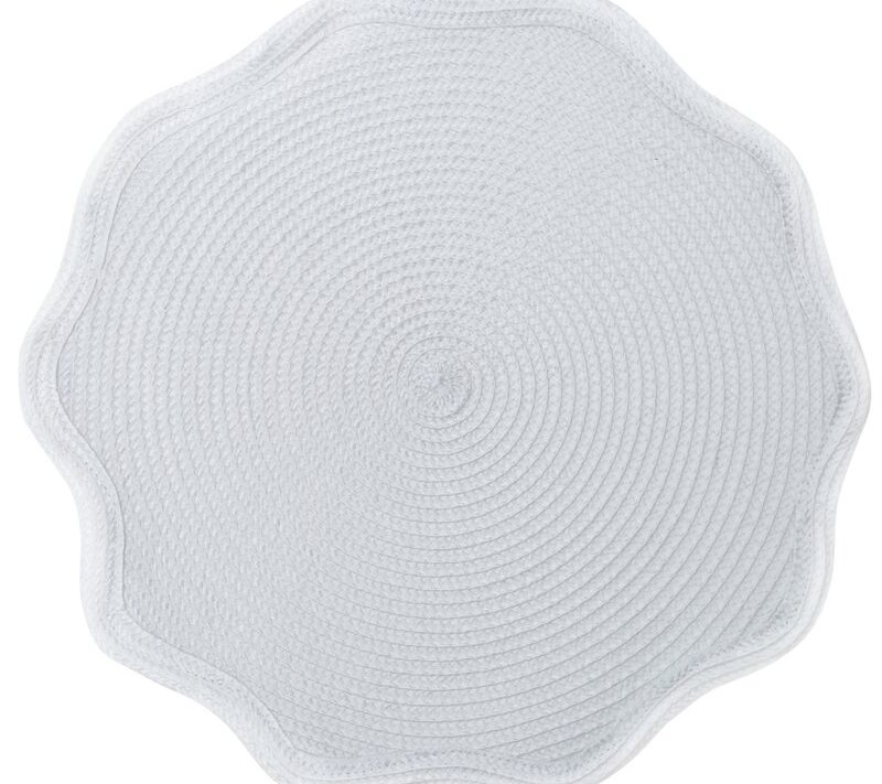 Podkładka Otello fi 38 cm biała – chroni blat i zdobi