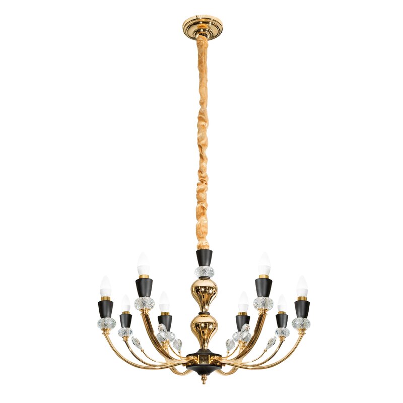 Lampa wisząca Melba 01 złota fi 71 x 120 cm – do przestronnych wnętrz