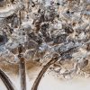Obraz ręcznie malowany drzewo biały 50 X 70 cm – zachwyca fakturą 3D