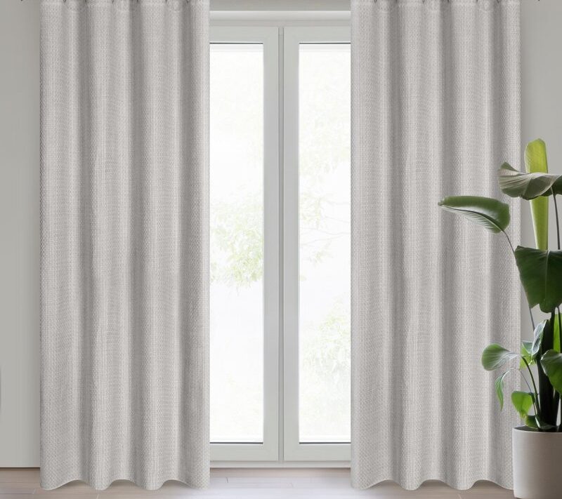 Zasłona gotowa Madison szara 140 x 250 cm – rozprasza światło