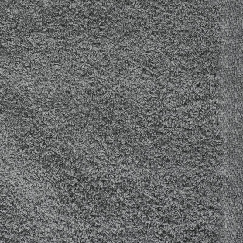 Ręcznik gładki ciemnoszary 70 x 140 cm – miękki i chłonny