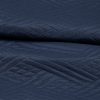 Narzuta z microfibry granatowa 200 x 220 cm – dodaje szyku sypialni