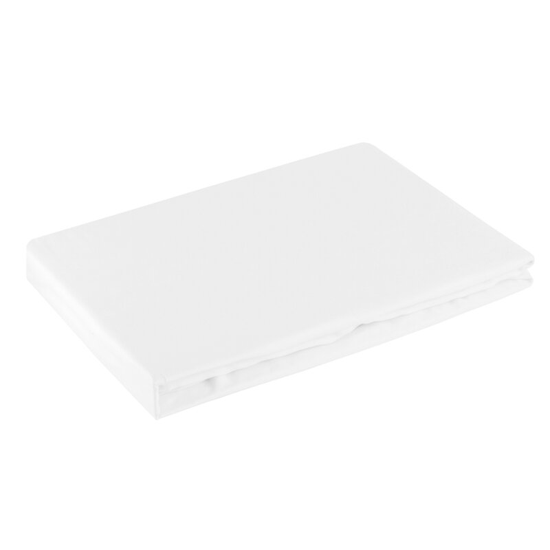 Prześcieradło z gumką Nova białe 100 x 200 x 25 cm – idealne dopasowanie