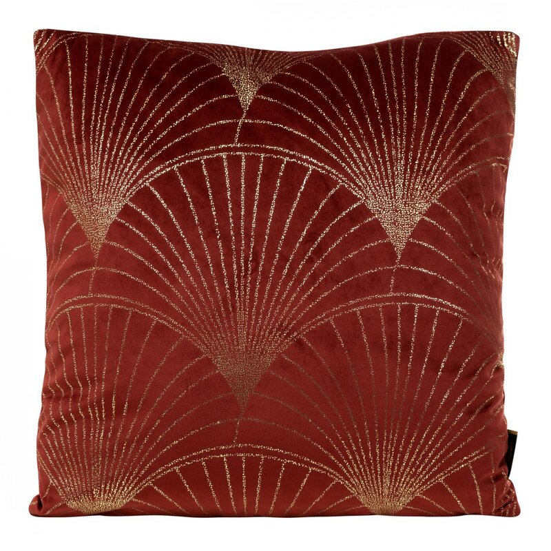 Poszewka Blink bordowa 45 x 45 cm – doda szyku wnętrzu