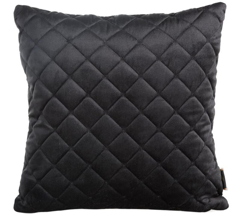 Poszewka velvet Ria1 czarna 45 x 45 cm – doda elegancji