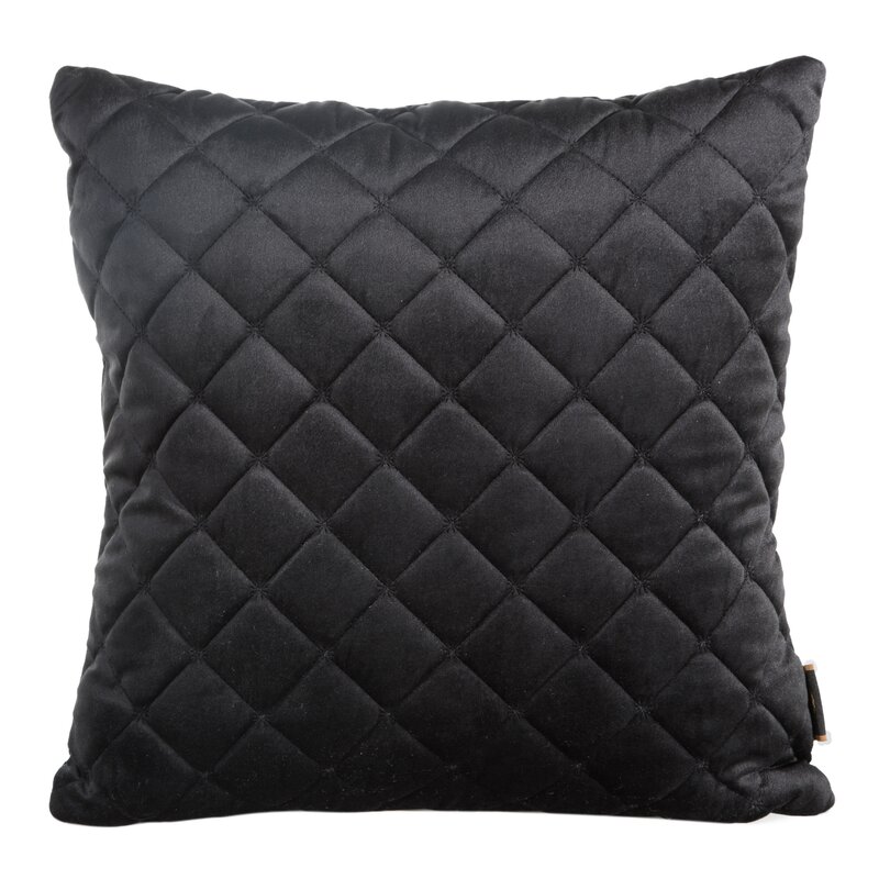 Poszewka velvet Ria1 czarna 45 x 45 cm – doda elegancji