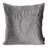 Poszewka welwetowa srebrna 45 x 45 cm – doda blasku wnętrzu