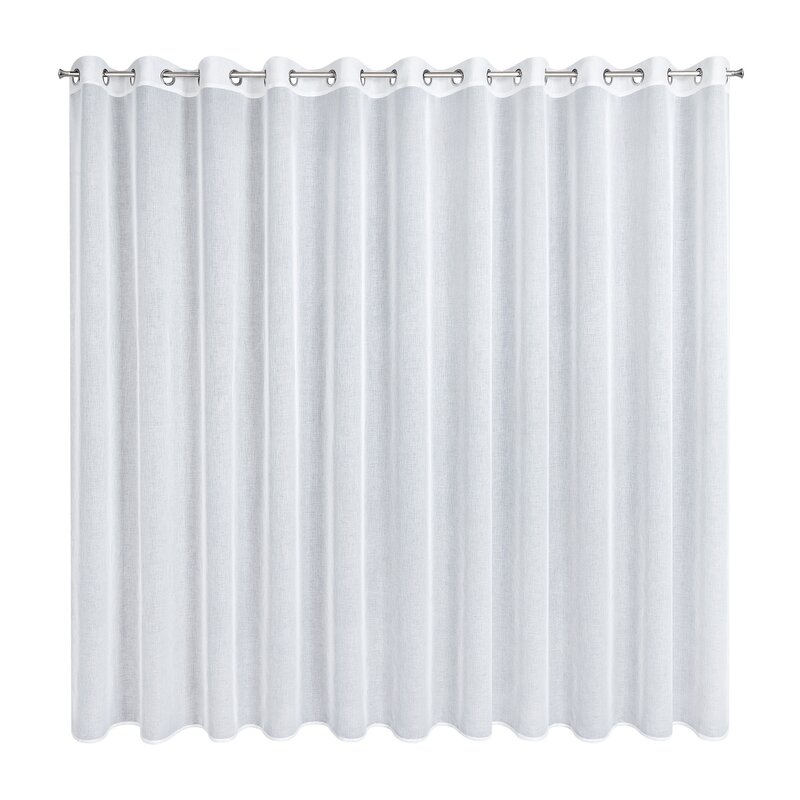 Firana gotowa Lana biała 350 X 250 cm – rozjaśnia wnętrze