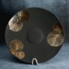 Patera szklana LC/VICTORIA5 czarna 37x4 cm – idealna na dekoracje