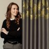 Zasłona gotowa Harmony brązowa 140 X 250 cm – zaciemnia i chroni prywatność