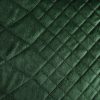 Narzuta velvet ciemnozielona 220 x 240 cm – doda przytulności