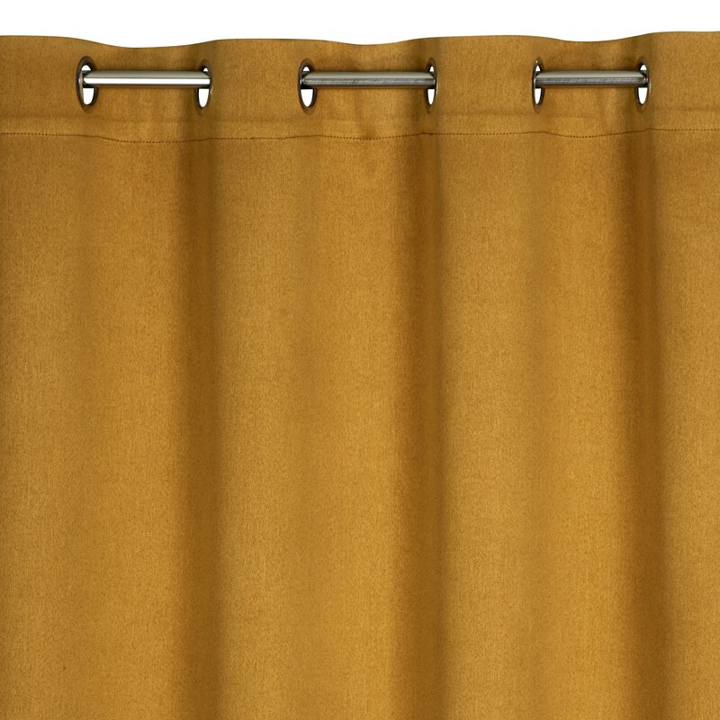 Zasłona gotowa Carlo miodowa 135 x 250 cm – zapewnia zaciemnienie