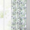 Zasłona gotowa Mona biała 140 X 250 CM – delikatny kwiatowy wzór