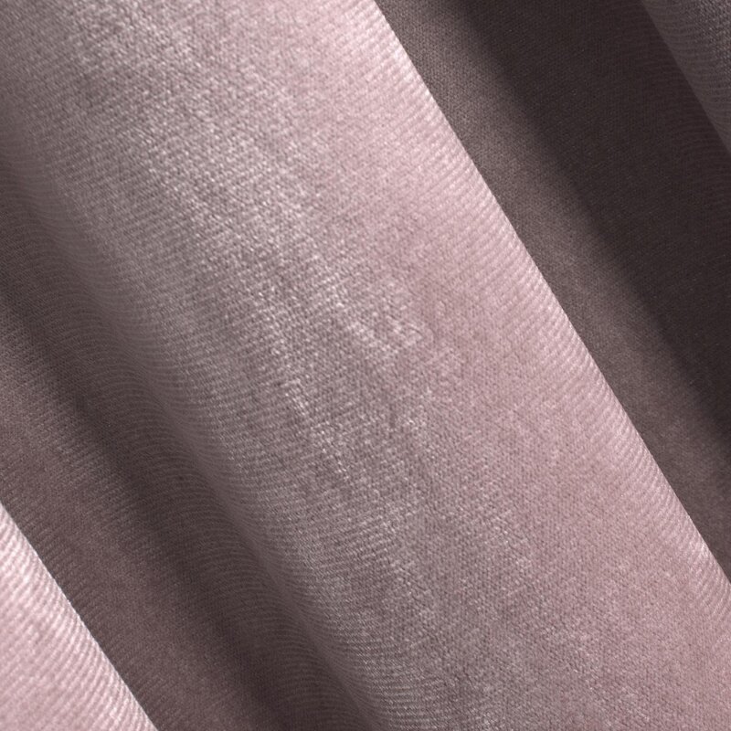 Zasłona gotowa D91 Rosa pudrowy róż 140 X 270 cm – miękka i otulająca