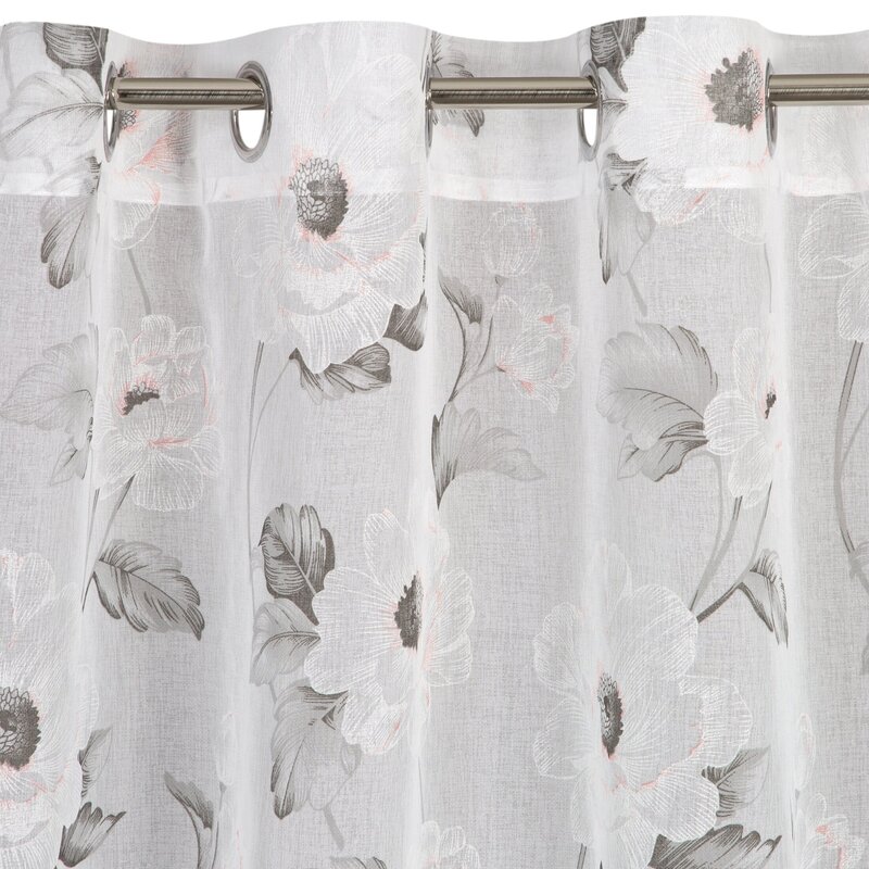 Firana gotowa Bessy biała 140 x 250 cm – rozjaśnia wnętrze