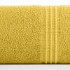 Ręcznik bambusowy musztardowy 50x90 cm – miękki i chłonny