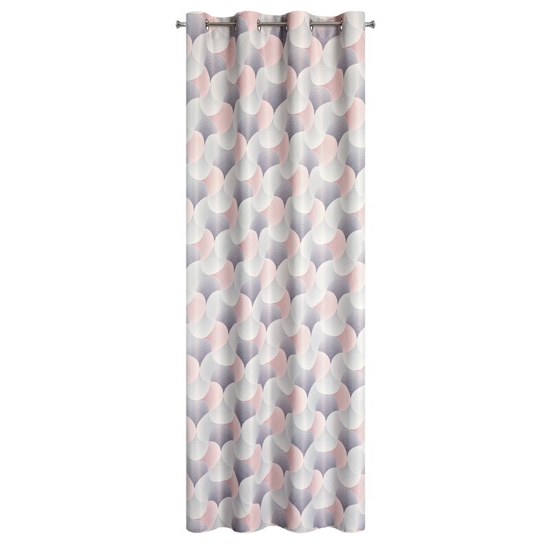 Zasłona gotowa szara 140 x 250 cm – zaciemnia pomieszczenie
