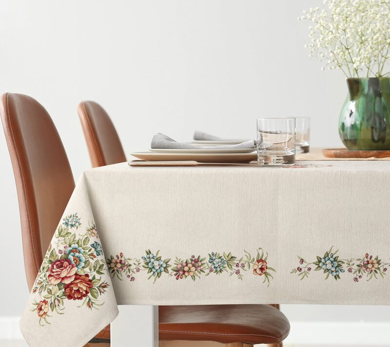 Obrus gobelin SZE/CHO/1233 naturalny 140x180 cm – doda ciepła wnętrzu
