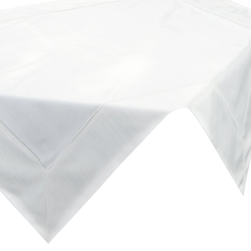 Obrus welwetowy biały 85 X 85 cm – dodaje blasku jadalni
