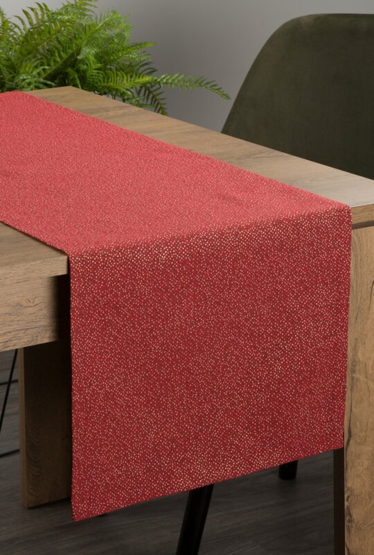 OBRUS DASHER 40 X 180 CM CZERWONY