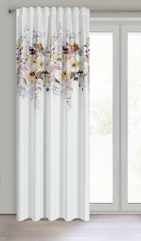 Zasłona gotowa Sendi biały 140 x 270 cm – wprowadza świeżość
