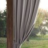 ZASŁONA GOTOWA GARDEN NA SZELKACH 155 X 260 CM STALOWY