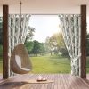 Zasłona gotowa Garden beżowa 155 x 220 cm – idealna na taras