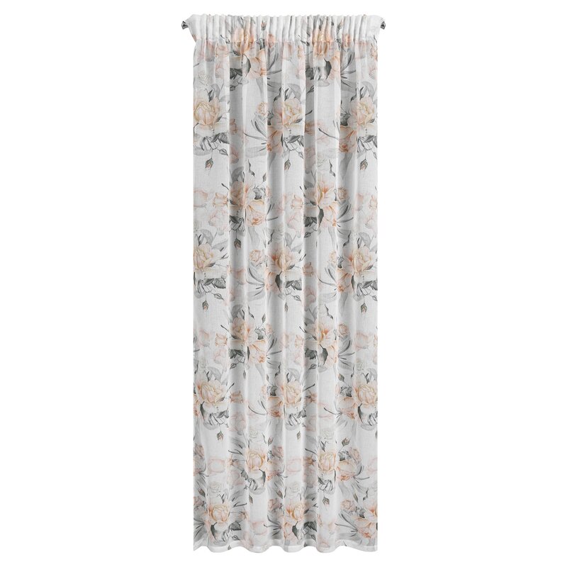 Zasłona gotowa Ellie na taśmie kremowa 140 X 270 CM – rozjaśnia wnętrze