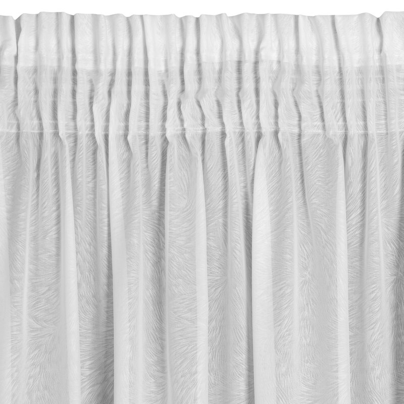 Firana gotowa Tulsa biała 140 x 270 cm – rozświetla wnętrze