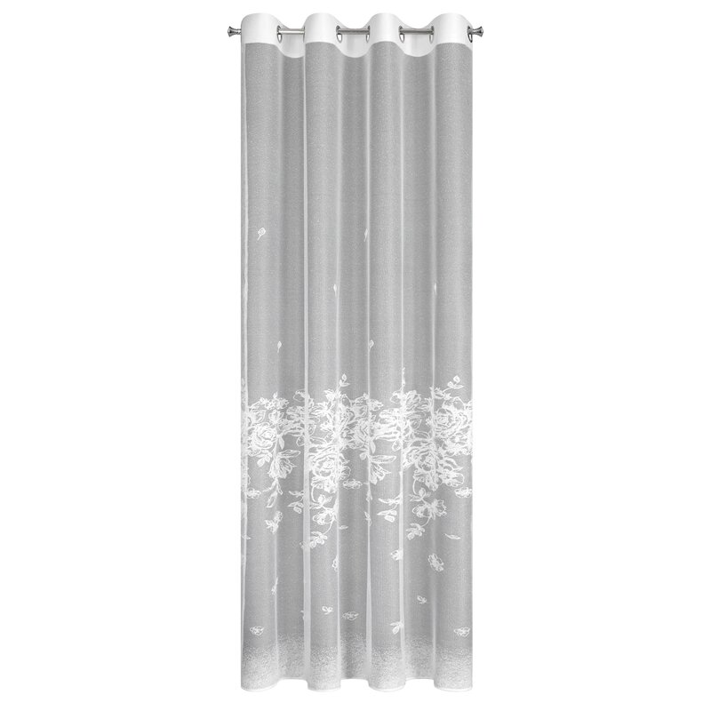 Firana gotowa Alexia biała 140 x 250 cm – rozprasza światło