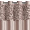 Zasłona gotowa Roses 13 Eva Minge pudrowa 140 X 250 cm – welwetowa miękkość