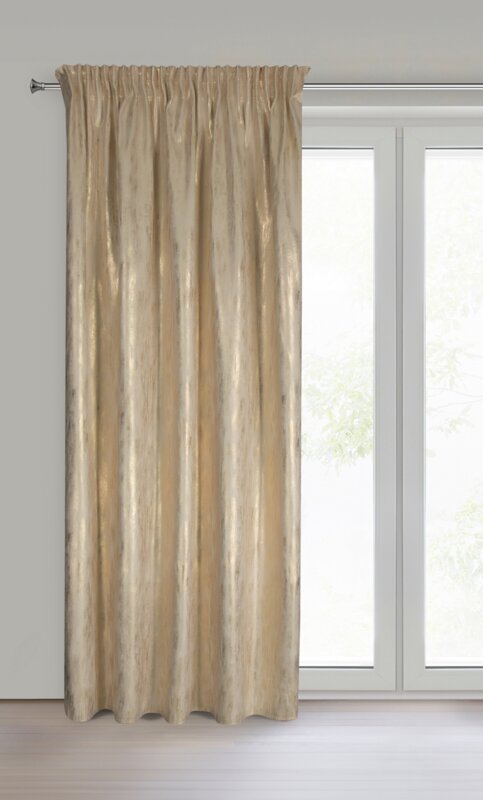 Zasłona gotowa Emila kremowa 140 x 270 cm – zaciemnia i zdobi