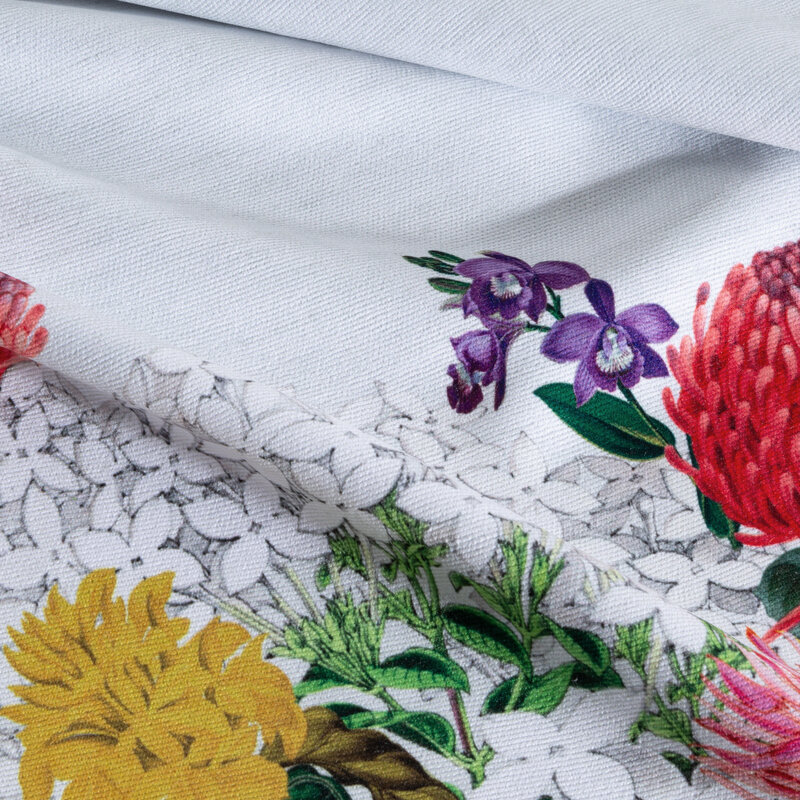 Obrus z nadrukiem Summer3 naturalny 140 x 220 cm – wprowadzi letni nastrój