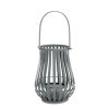 Lampion metalowy CM/LENA/LAM/02 grafitowy 24x24x32 cm – wprowadzi nastrój