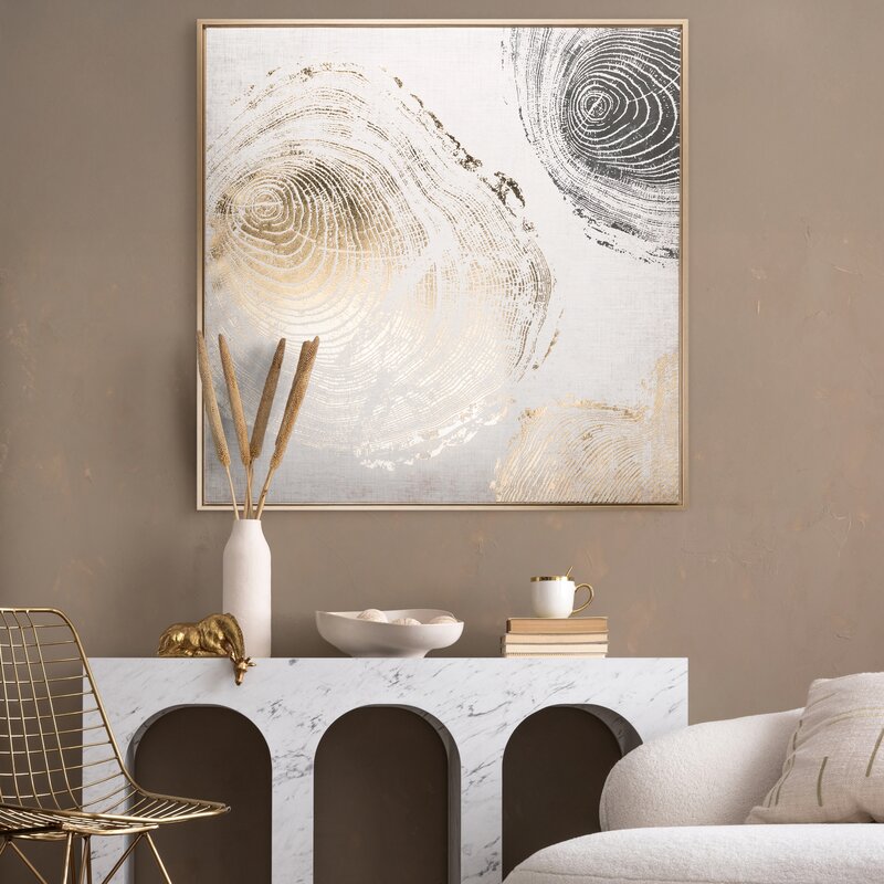 OBRAZ 671 80 X 80 CM ZŁOTY