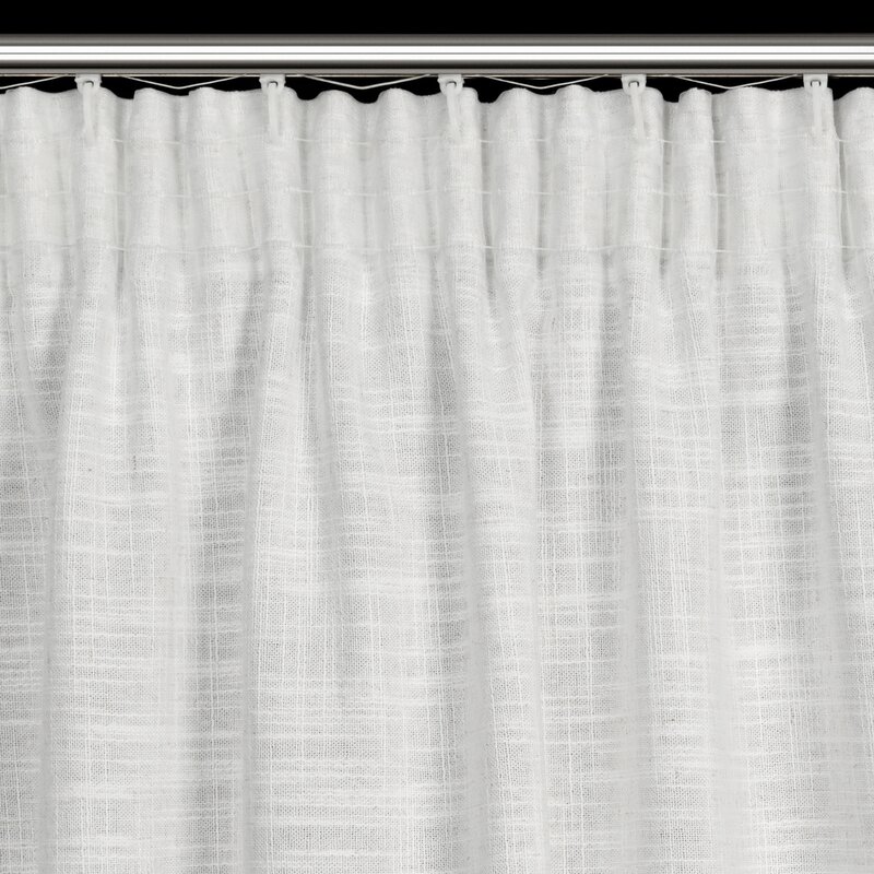 Zasłona gotowa kremowa 140 x 270 cm – rozjaśnia wnętrze