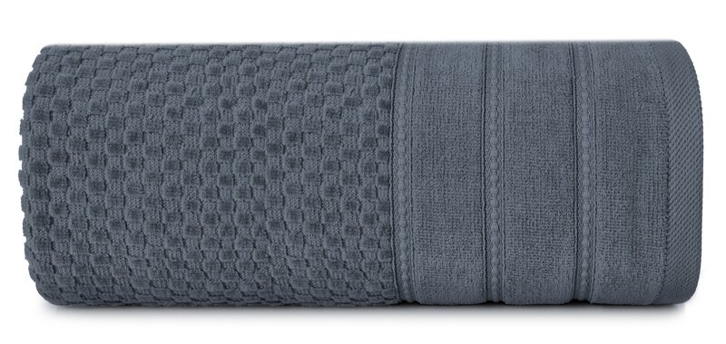 Ręcznik welurowy Adore stalowy 50 x 90 cm – miękki i chłonny